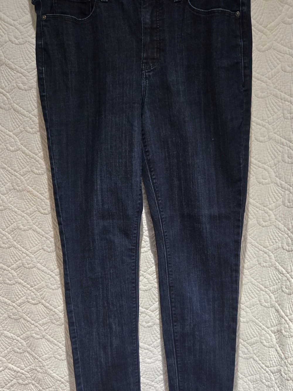 Seven7 Womens Tummyless Stretch HiRise Skinny Jean Size 14